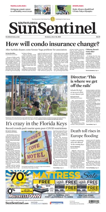 South Florida Sun-Sentinel Palm Beach (Sunday) - 18 Jul 2021