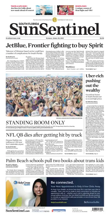 South Florida Sun-Sentinel Palm Beach (Sunday) - 10 Apr 2022