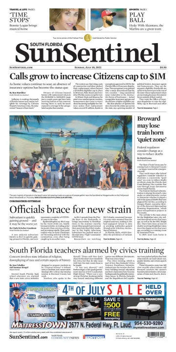 South Florida Sun-Sentinel Palm Beach (Sunday) - 10 Jul 2022