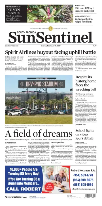 South Florida Sun-Sentinel Palm Beach (Sunday) - 26 Feb 2023