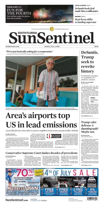 South Florida Sun-Sentinel Palm Beach (Sunday) - 2 Jul 2023