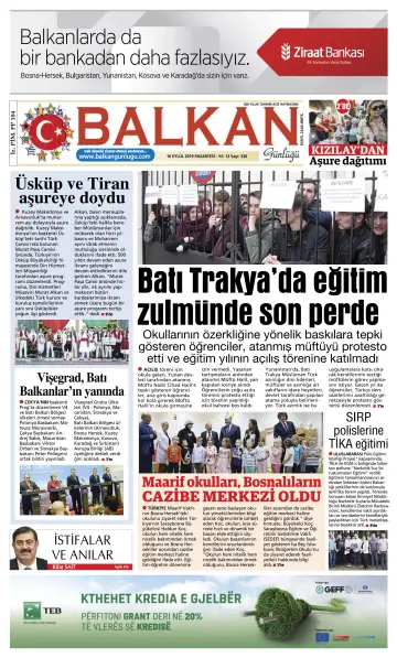 Balkan Günlüğü - 16 Sep 2019