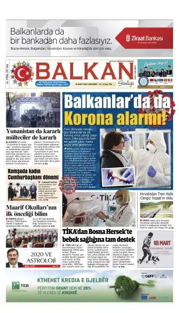 Balkan Günlüğü - 18 Mar 2020