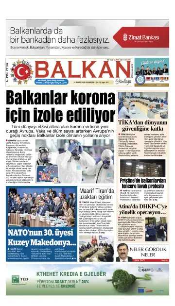 Balkan Günlüğü - 23 Mar 2020