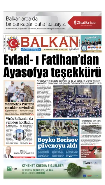Balkan Günlüğü - 27 Jul 2020