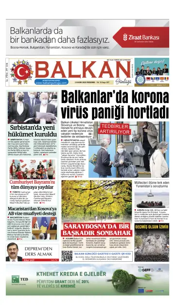 Balkan Günlüğü - 2 Nov 2020