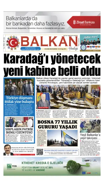 Balkan Günlüğü - 30 Nov 2020