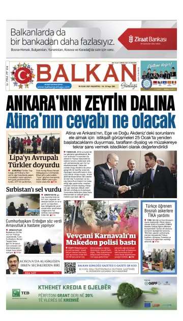 Balkan Günlüğü - 18 Jan 2021