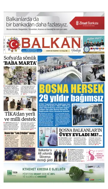 Balkan Günlüğü - 8 Mar 2021