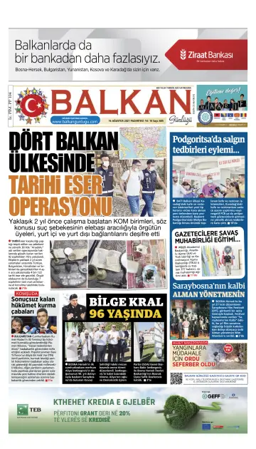Balkan Günlüğü - 16 Aug 2021
