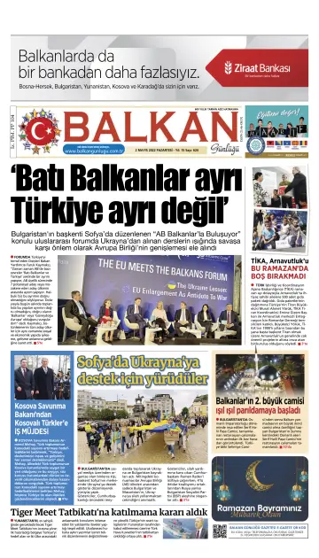 Balkan Günlüğü - 2 May 2022