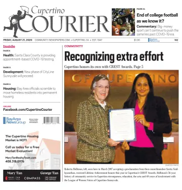 Cupertino Courier - 21 Aug 2020