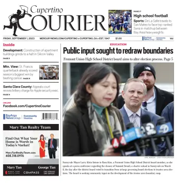 Cupertino Courier - 1 Sep 2023