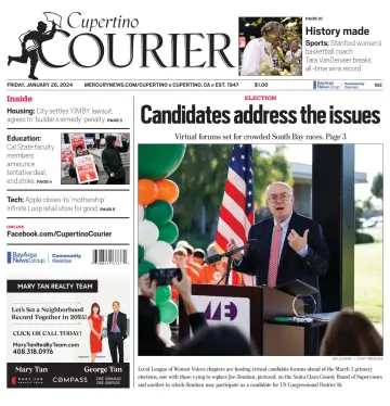 Cupertino Courier - 26 Ion 2024