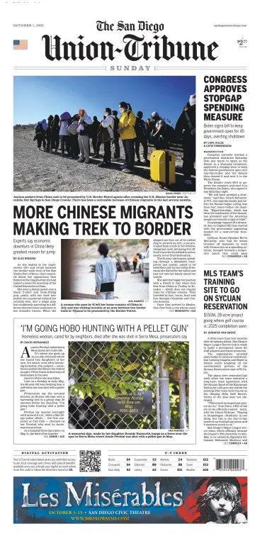 San Diego Union-Tribune (Sunday) - 01 Okt. 2023