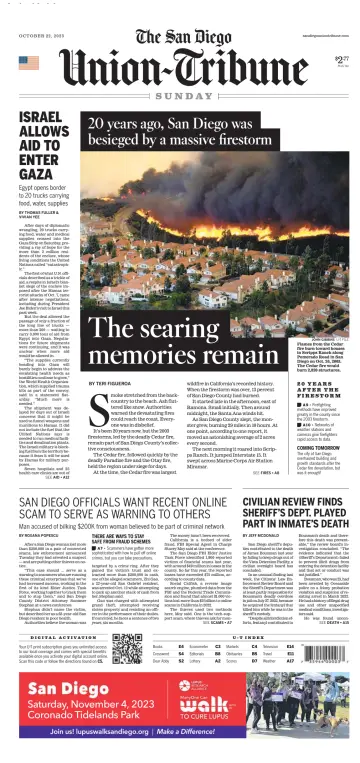 San Diego Union-Tribune (Sunday) - 22 Okt. 2023