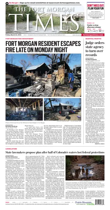 The Fort Morgan Times - 22 3월 2024