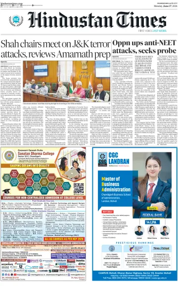 Hindustan Times (Jammu) - 17 Jun 2024