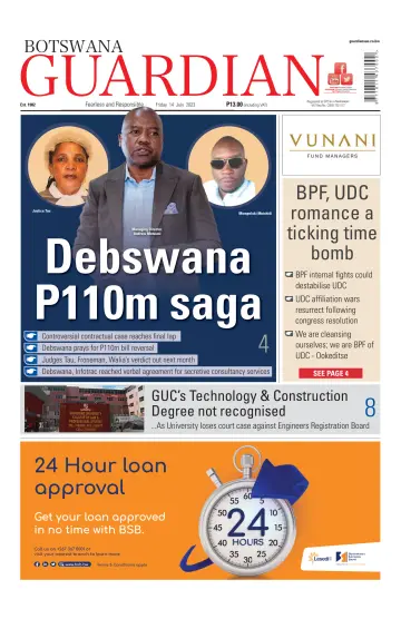 Botswana Guardian - 14 Jul 2023