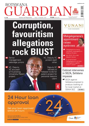 Botswana Guardian - 15 Sep 2023