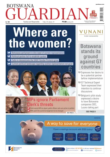 Botswana Guardian - 26 1월 2024