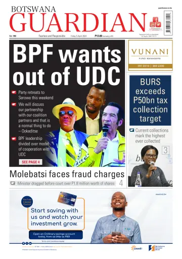 Botswana Guardian - 05 四月 2024