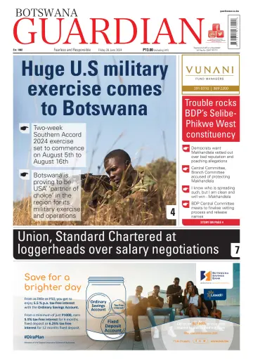 Botswana Guardian - 28 六月 2024