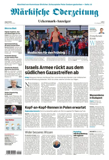 Märkische Oderzeitung (Angermünde) - 8 Apr 2024