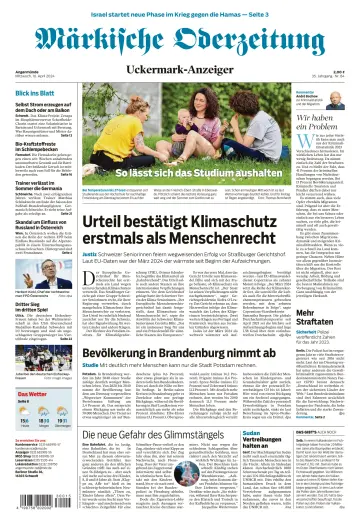 Märkische Oderzeitung (Angermünde) - 10 Apr 2024