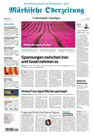 Märkische Oderzeitung (Angermünde) - 12 Apr 2024