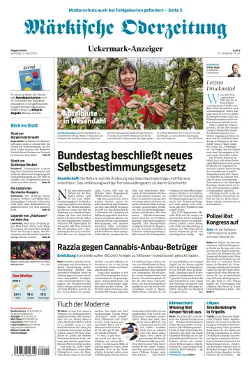 Märkische Oderzeitung (Angermünde) - 13 Apr 2024