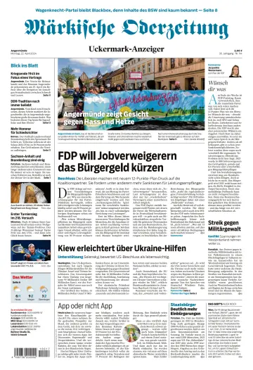 Märkische Oderzeitung (Angermünde) - 22 Apr 2024