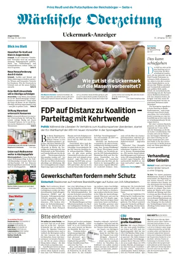 Märkische Oderzeitung (Angermünde) - 29 Apr 2024