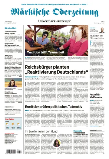 Märkische Oderzeitung (Angermünde) - 30 Apr 2024