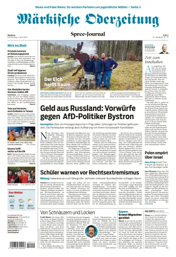 Märkische Oderzeitung (Beeskow) - 4 Aib 2024