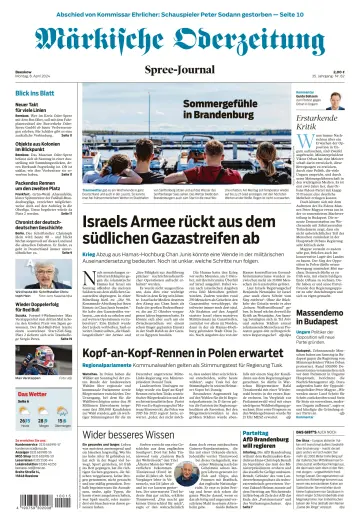 Märkische Oderzeitung (Beeskow) - 08 avr. 2024