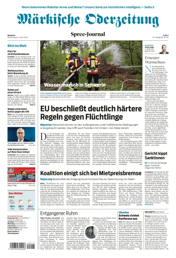 Märkische Oderzeitung (Beeskow) - 11 апр. 2024