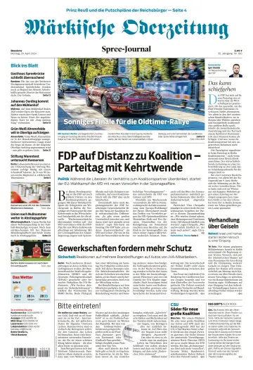 Märkische Oderzeitung (Beeskow) - 29 四月 2024