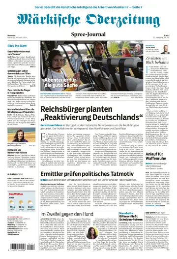 Märkische Oderzeitung (Beeskow) - 30 Apr 2024