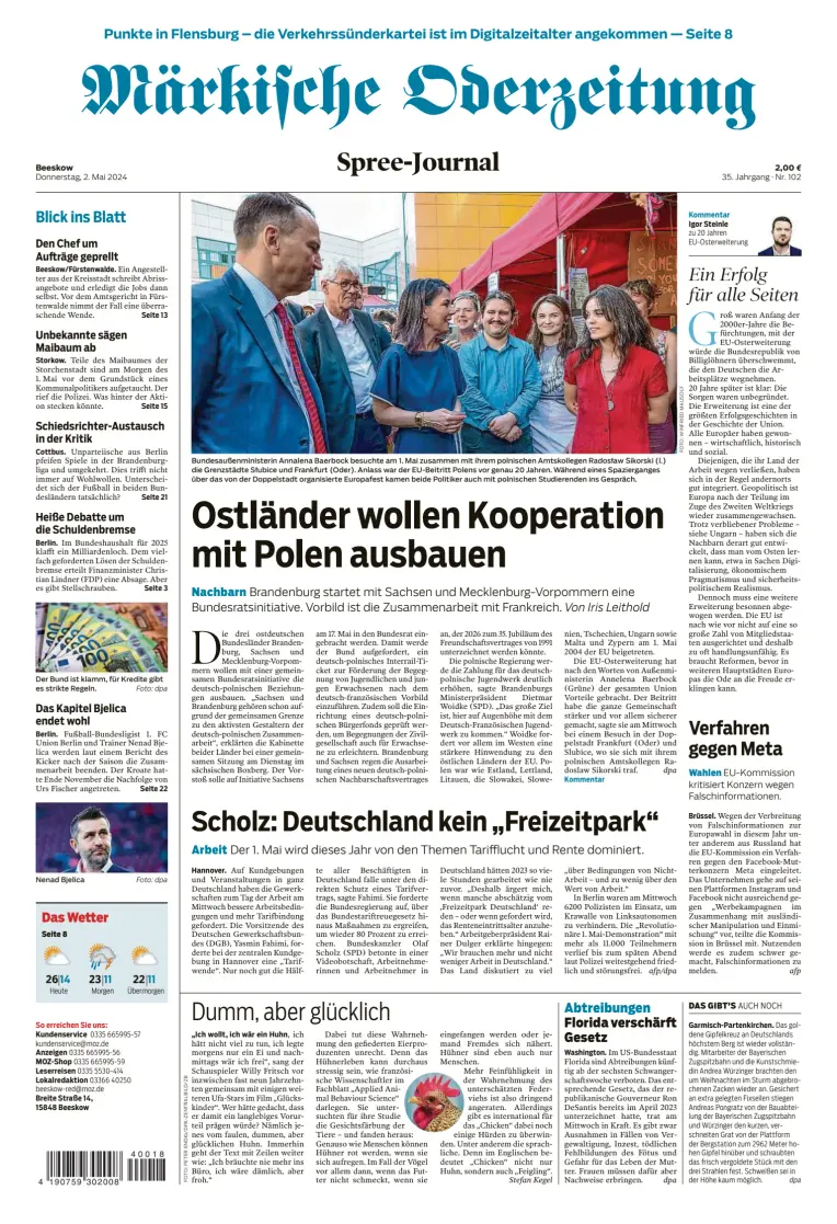 Märkische Oderzeitung (Beeskow)