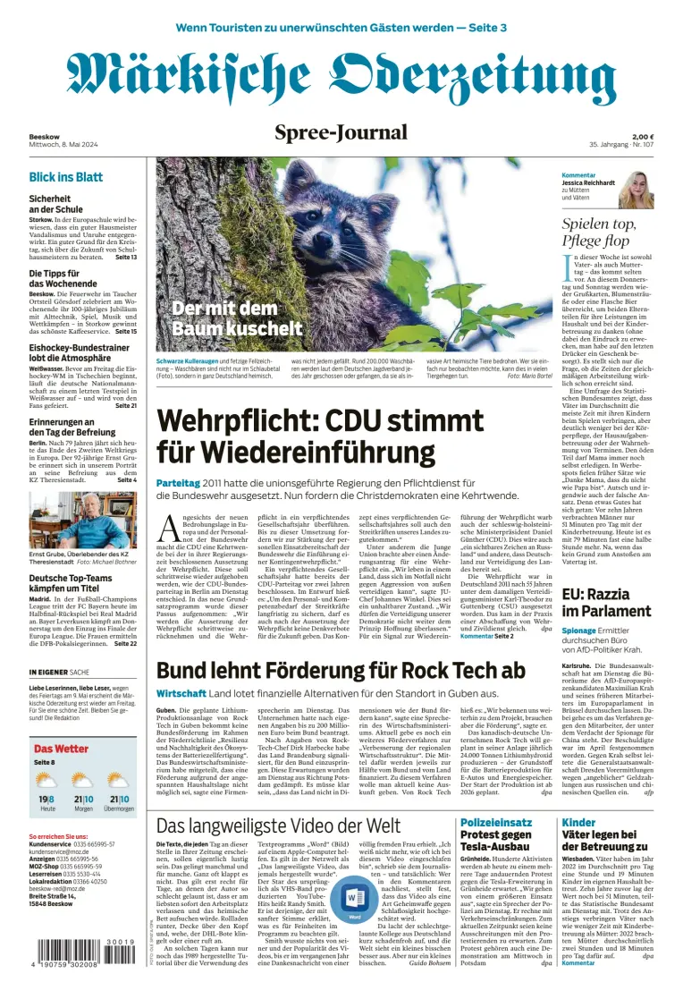 Märkische Oderzeitung (Beeskow)