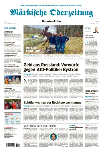 Märkische Oderzeitung (Bernau) - 4 Apr 2024