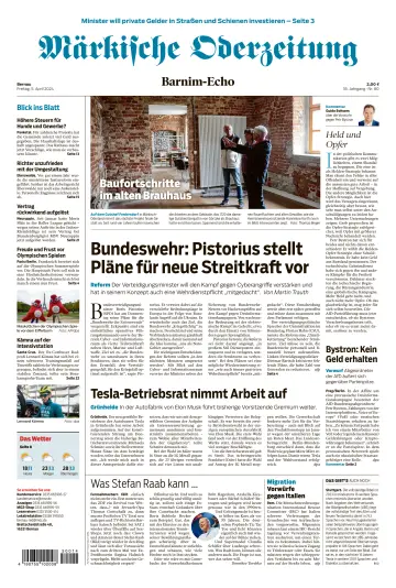 Märkische Oderzeitung (Bernau) - 5 Apr 2024