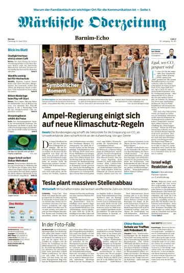 Märkische Oderzeitung (Bernau) - 16 avr. 2024