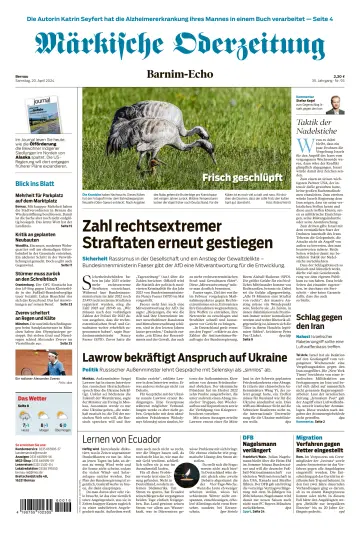 Märkische Oderzeitung (Bernau) - 20 四月 2024