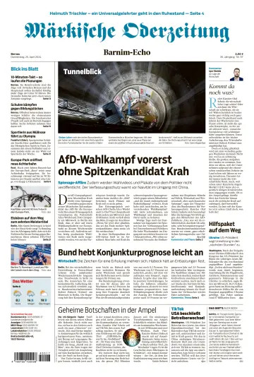 Märkische Oderzeitung (Bernau) - 25 Apr 2024