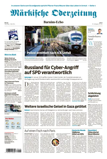 Märkische Oderzeitung (Bernau) - 4 May 2024