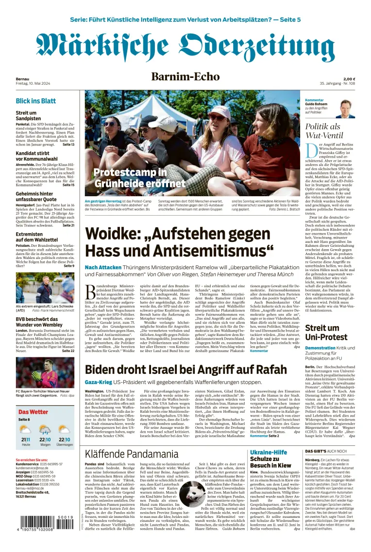 Märkische Oderzeitung (Bernau)