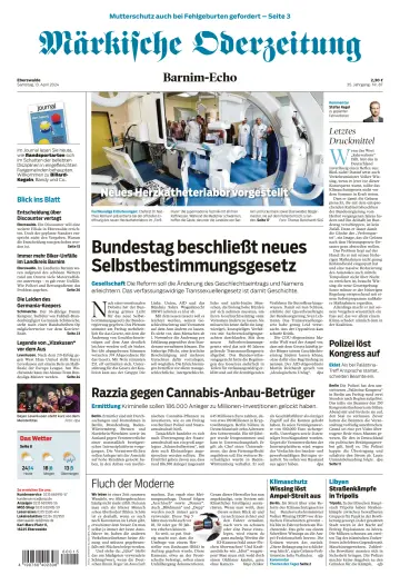 Märkische Oderzeitung (Eberswalde) - 13 Apr 2024