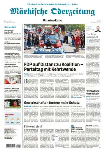 Märkische Oderzeitung (Eberswalde) - 29 Apr 2024
